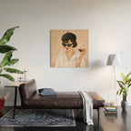Glass of wine Wood Wall Art Gallery Image 2
