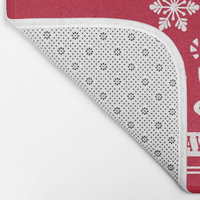 Tasty Hot Chocolate Red Bath Mat Gallery Image 2