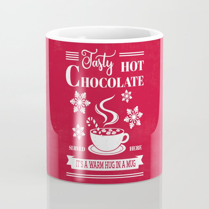 Tasty Hot Chocolate Red Coffee Mug Gallery Image 4