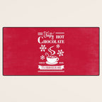 Tasty Hot Chocolate Red Desk Mat Gallery Image 3