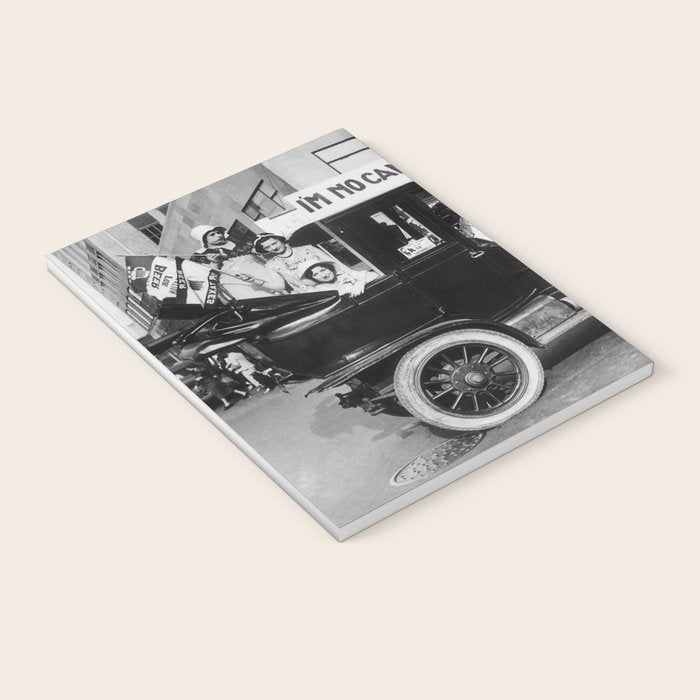 Prohibition, Beer Car, Vintage Black and White Old Photo Notebook Gallery Image 3