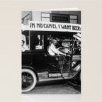 Prohibition, Beer Car, Vintage Black and White Old Photo Stationery Card Gallery Image 2