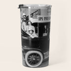 Prohibition, Beer Car, Vintage Black and White Old Photo Travel Mug Gallery Image 3
