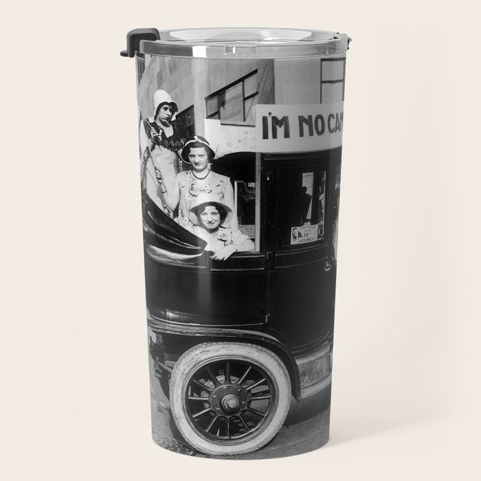 Prohibition, Beer Car, Vintage Black and White Old Photo Travel Mug Gallery Image 3