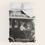 Prohibition, Beer Car, Vintage Black and White Old Photo Duvet Cover Gallery Image 6