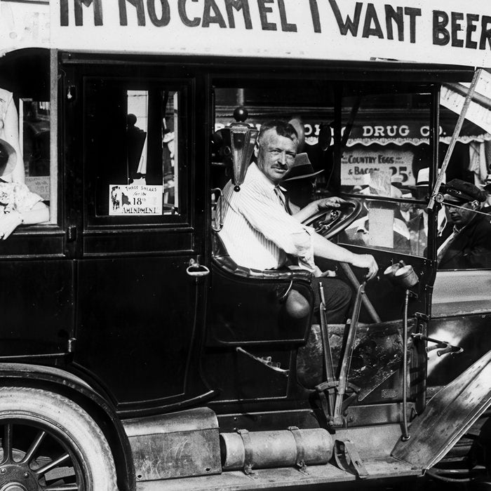 Prohibition, Beer Car, Vintage Black and White Old Photo Coffee Mug Gallery Image 2