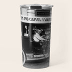 Prohibition, Beer Car, Vintage Black and White Old Photo Travel Mug Gallery Image 1