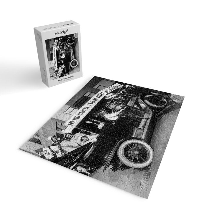 Prohibition, Beer Car, Vintage Black and White Old Photo Jigsaw Puzzle Gallery Image 2