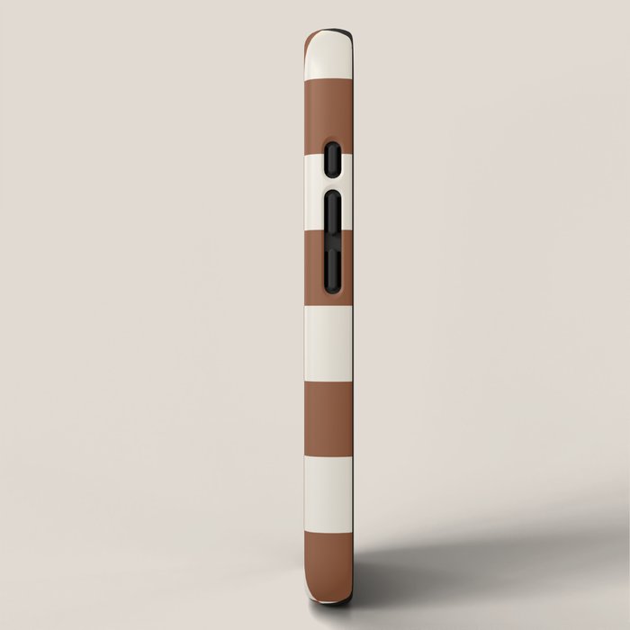 Checkered (Brown Cream) iPhone Case Gallery Image 2
