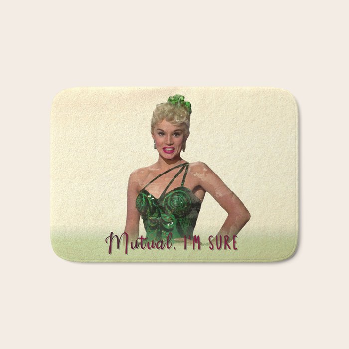 Mutual, I'm Sure - White Christmas Bath Mat Gallery Image 1