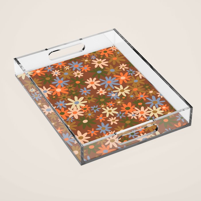 Flower fantasy #1 Acrylic Tray Gallery Image 1