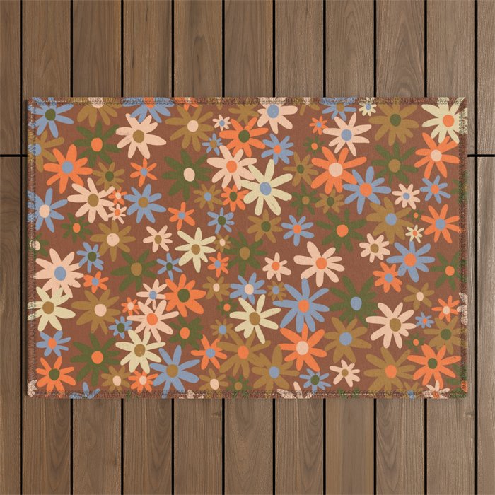 Flower fantasy #1 Outdoor Rug Gallery Image 1