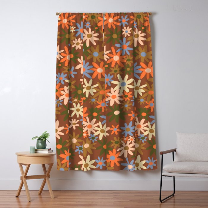 Flower fantasy #1 Window Curtain Gallery Image 1