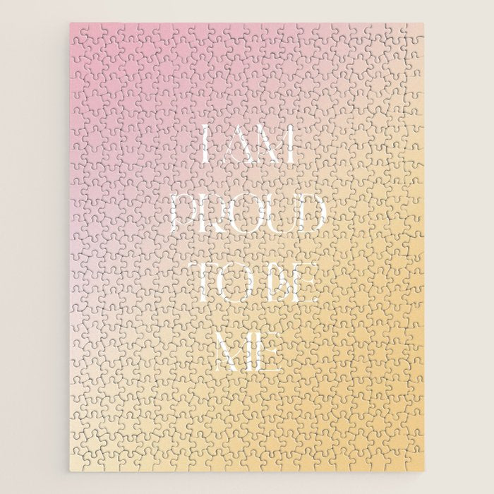 I Am Proud To Be Me Jigsaw Puzzle Gallery Image 1