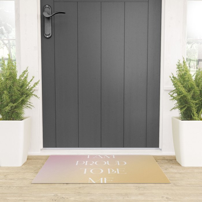 I Am Proud To Be Me Welcome Mat Gallery Image 3