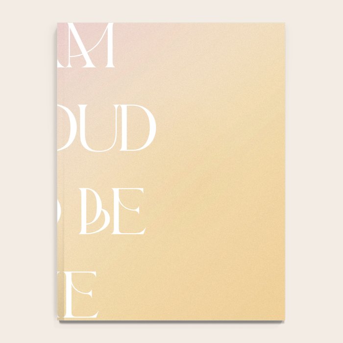 I Am Proud To Be Me Notebook Gallery Image 4
