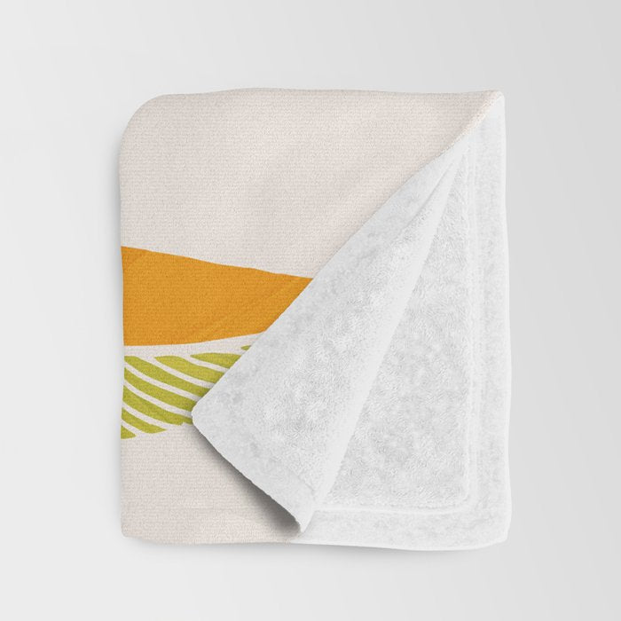 Multicolorful Leaf Design Throw Blanket Gallery Image 3
