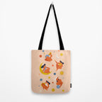 Collection of women holding planet with dream universe. Tote Bag Gallery Image 2