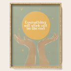 Everything Will Work Out In The End Serving Tray Gallery Image 1