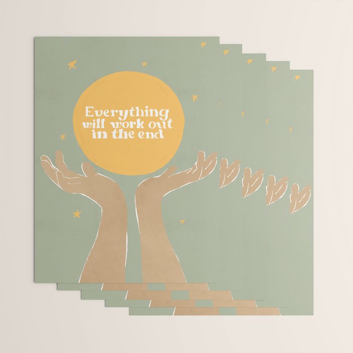 Everything Will Work Out In The End Wrapping Paper Gallery Image 3