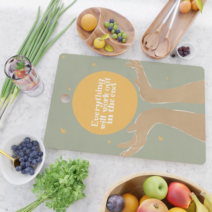 Everything Will Work Out In The End Cutting Board Gallery Image 2