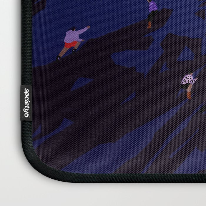 Moonlight mountain Laptop Sleeve Gallery Image 3