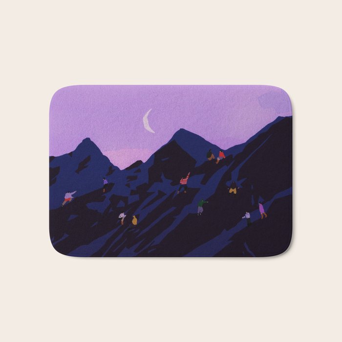 Moonlight mountain Bath Mat Gallery Image 1