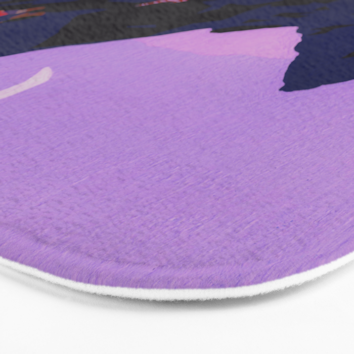 Moonlight mountain Bath Mat Gallery Image 3