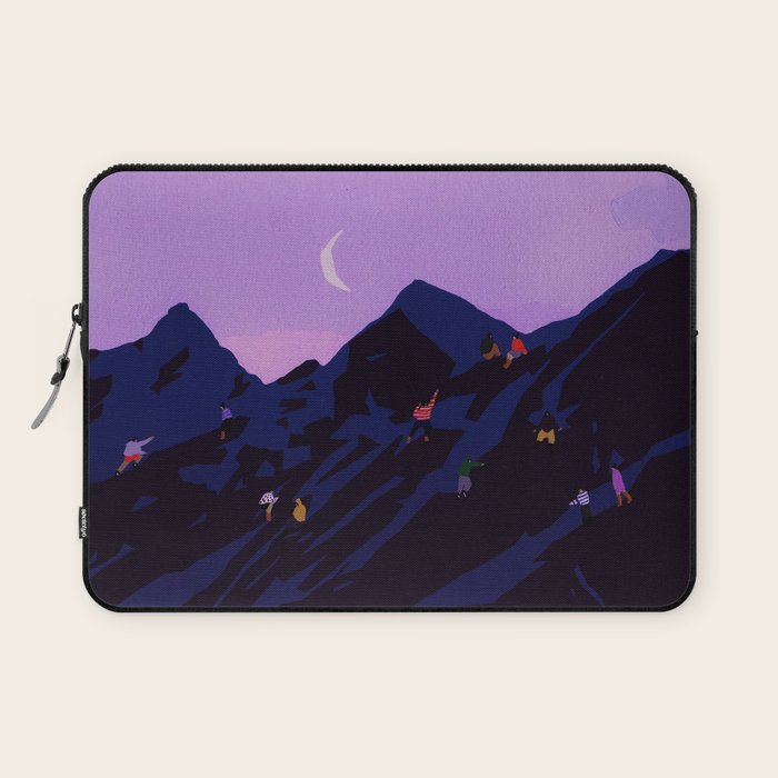 Moonlight mountain Laptop Sleeve Gallery Image 1