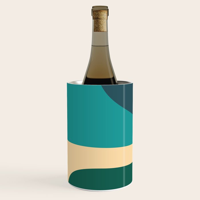 Mid Century Color Blocks Wine Chiller Gallery Image 3