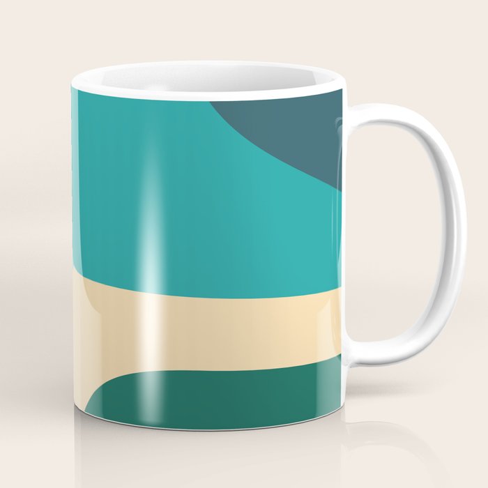 Mid Century Color Blocks Coffee Mug Gallery Image 1