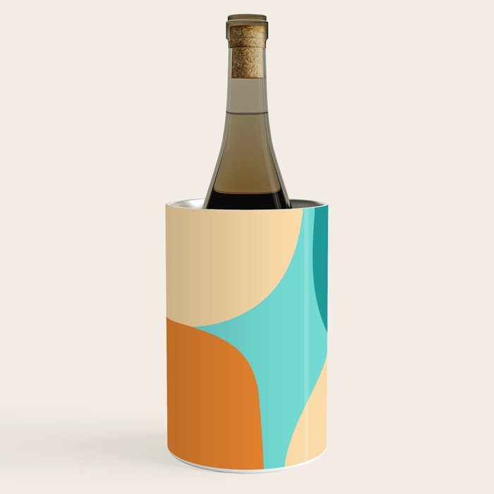 Mid Century Color Blocks Wine Chiller Gallery Image 2