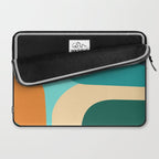 Mid Century Color Blocks Laptop Sleeve Gallery Image 2