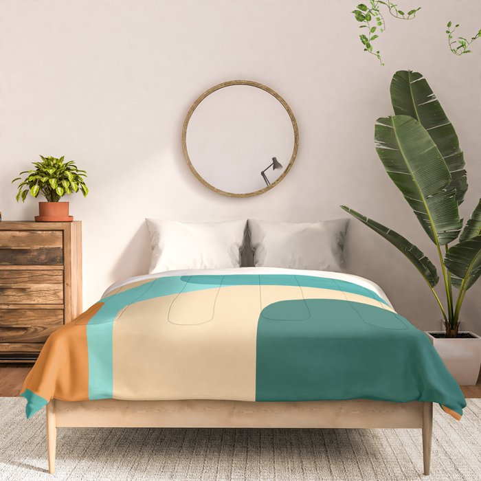 Mid Century Color Blocks Comforter Gallery Image 3