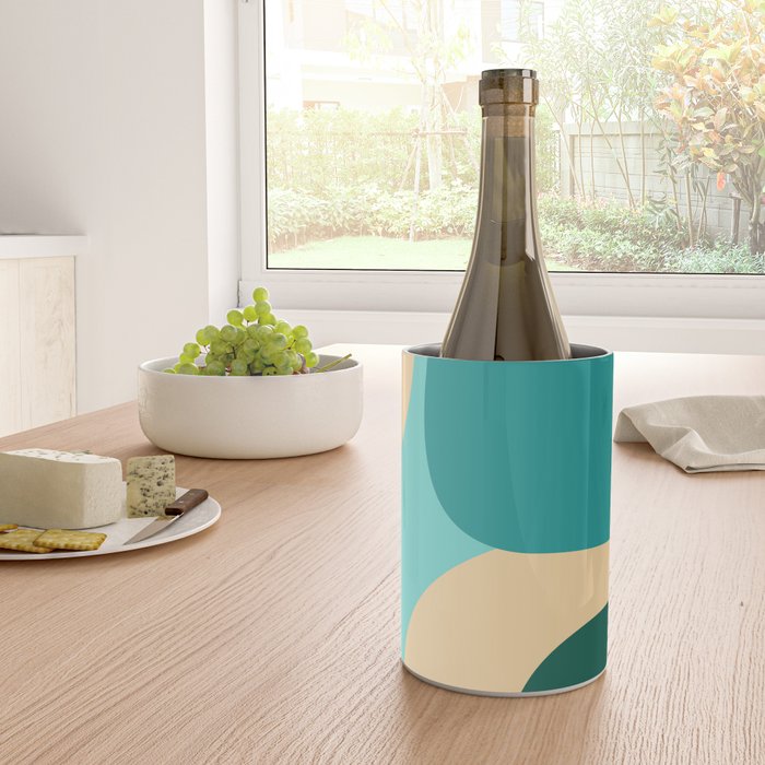 Mid Century Color Blocks Wine Chiller Gallery Image 4