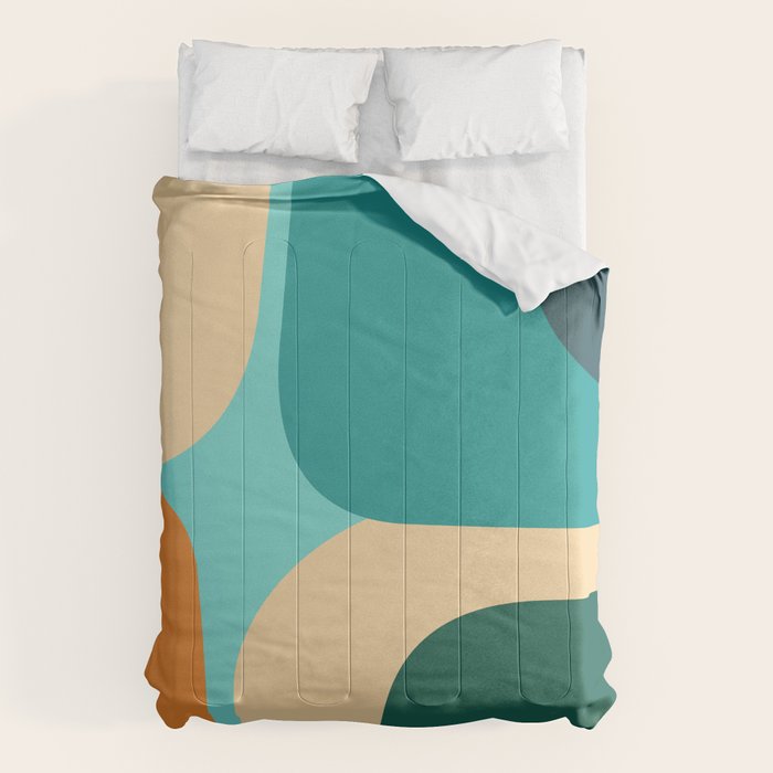 Mid Century Color Blocks Comforter Gallery Image 6