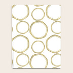 White & Gold Circles Notebook Gallery Image 4