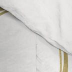 White & Gold Circles Comforter Gallery Image 4