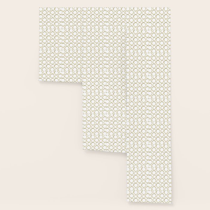 White & Gold Circles Wallpaper Gallery Image 3