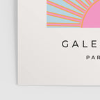 Le Soleil | 02 - Abstract Retro Sun Pink And Blue Print Preppy Modern Sunshine Poster Gallery Image 3