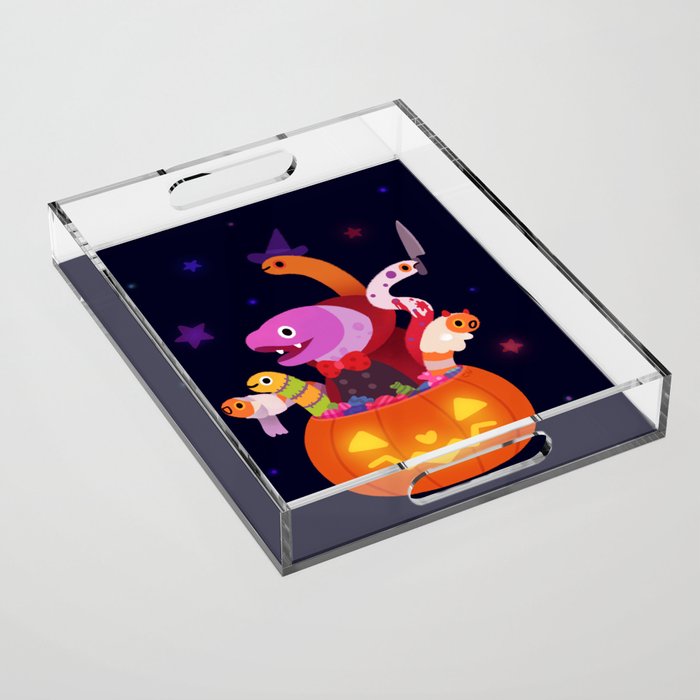 Spooky eels Acrylic Tray Gallery Image 1