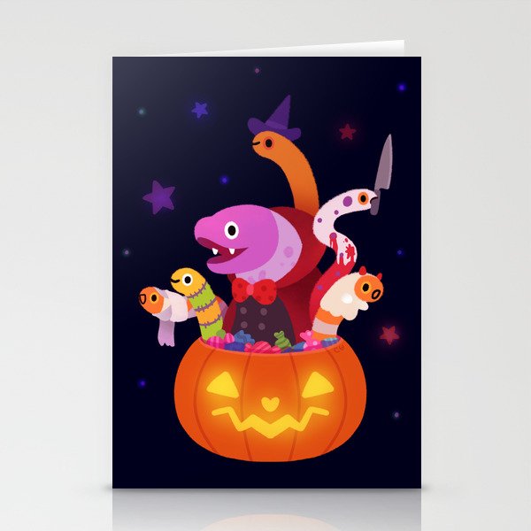 Spooky eels Stationery Card Gallery Image 2