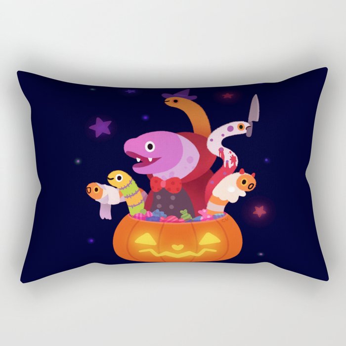 Spooky eels Rectangular Pillow Gallery Image 2