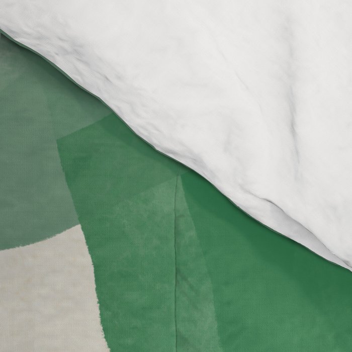 Green Twist - Modern Art Print Comforter Gallery Image 4