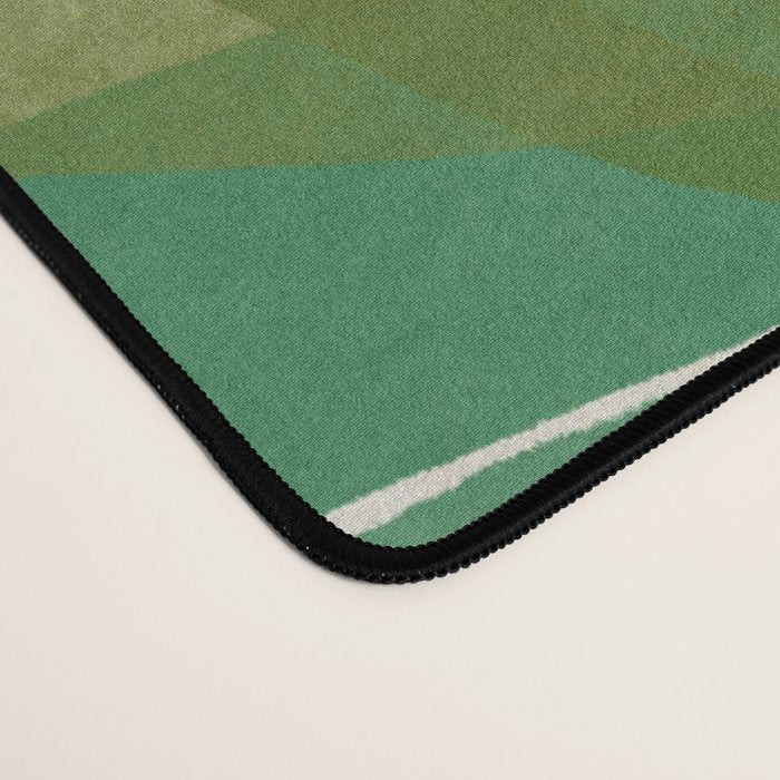 Green Twist - Modern Art Print Desk Mat Gallery Image 4
