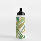 Green Twist - Modern Art Print Water Bottle Gallery Image 2