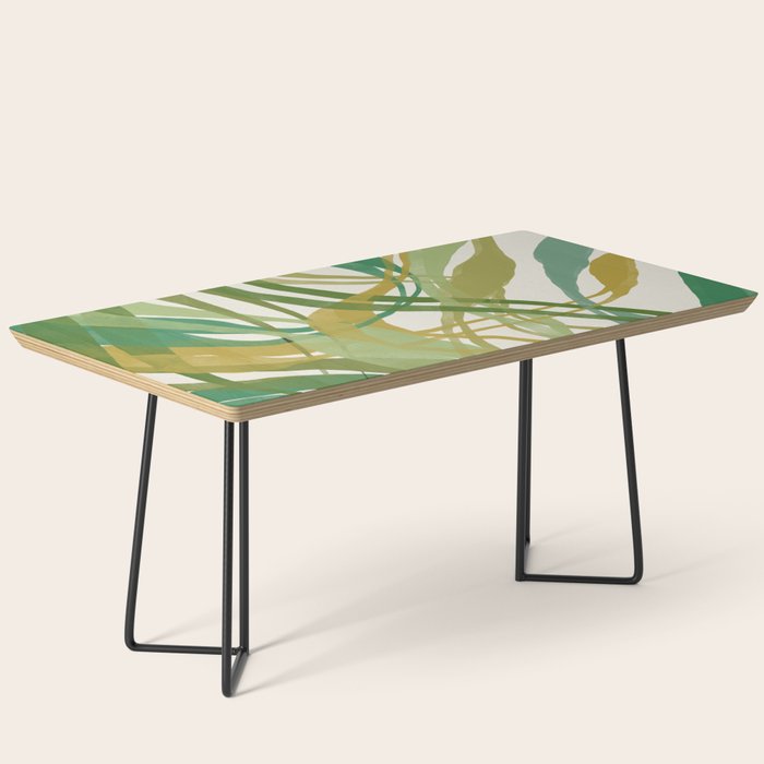 Green Twist - Modern Art Print Coffee Table Gallery Image 1