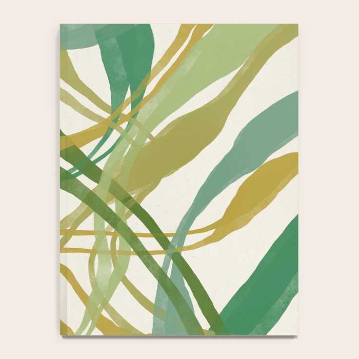 Green Twist - Modern Art Print Notebook Gallery Image 4