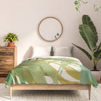 Green Twist - Modern Art Print Comforter Gallery Image 3