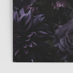 Vintage Black Dramatic Glamour Autumn Romanticism: Maximalism Moody Florals - Grand Millennial Midnight purple Roses Black Bouquets and Nostalgic Gothic Mystic Flowers Poster Gallery Image 3